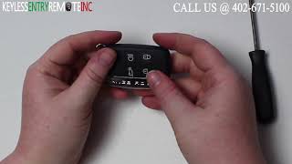 How To Replace A 2011 - 2018 Land Rover Range Rover  Key Fob Battery