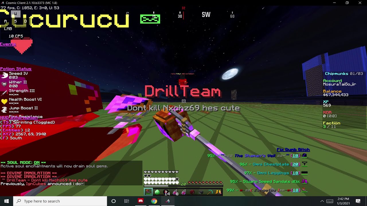 Cosmicpvp test server Montage / DecimateMC #2 Carnage