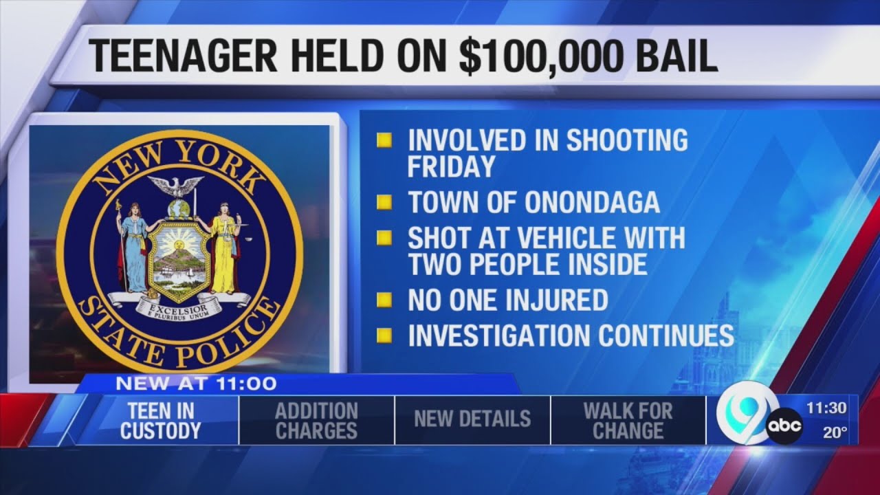Teen involved in shooting has bail set at $100,000 - YouTube