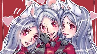 Fan Art Helltaker - Ceberus [PROCREATE/SPEEDPAINT]🐰Bunnycity