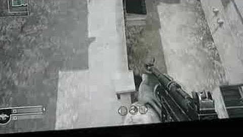 COD4 Crossfire On Top of Map, and Lot of Buildings