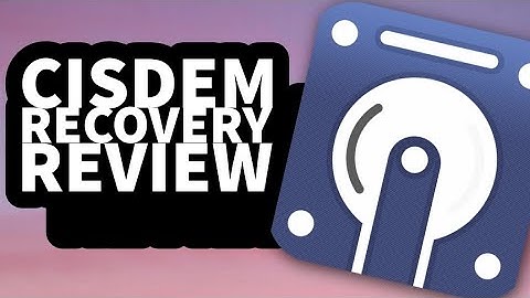RESTORE YOUR DATA! Cisdem Data Recovery Review 2025