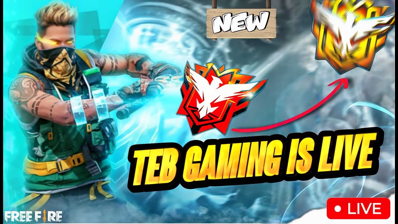 Free Fire Rank Push Grandmaster Full HD Live Stream || TEB Gaming Live