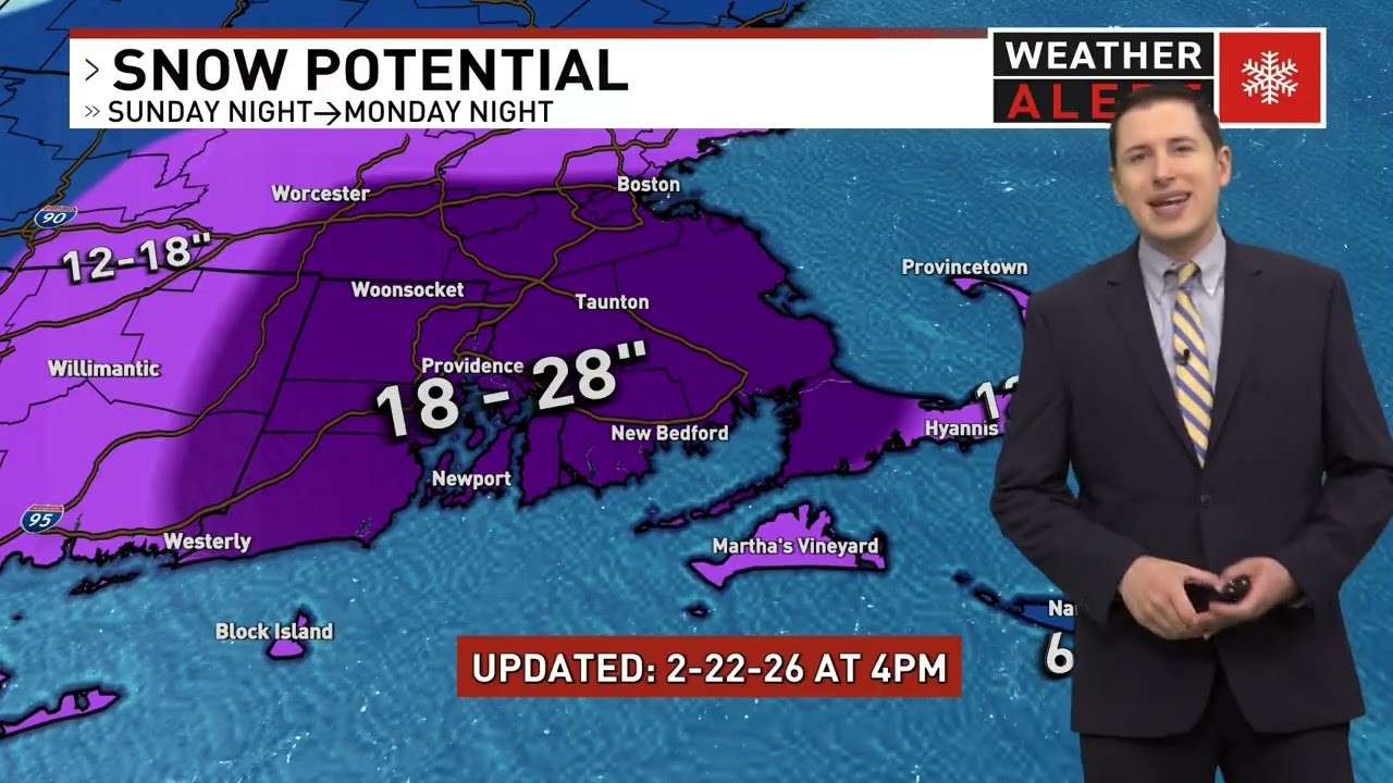 Blizzard brings state of emergency to Rhode Island