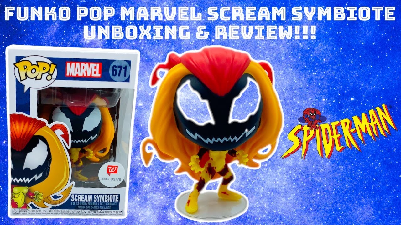 NEW FUNKO POP MARVEL SCREAM SYMBIOTE 