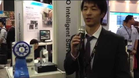 Shawn Guan describes @nuuomkt.com product that won ISC West