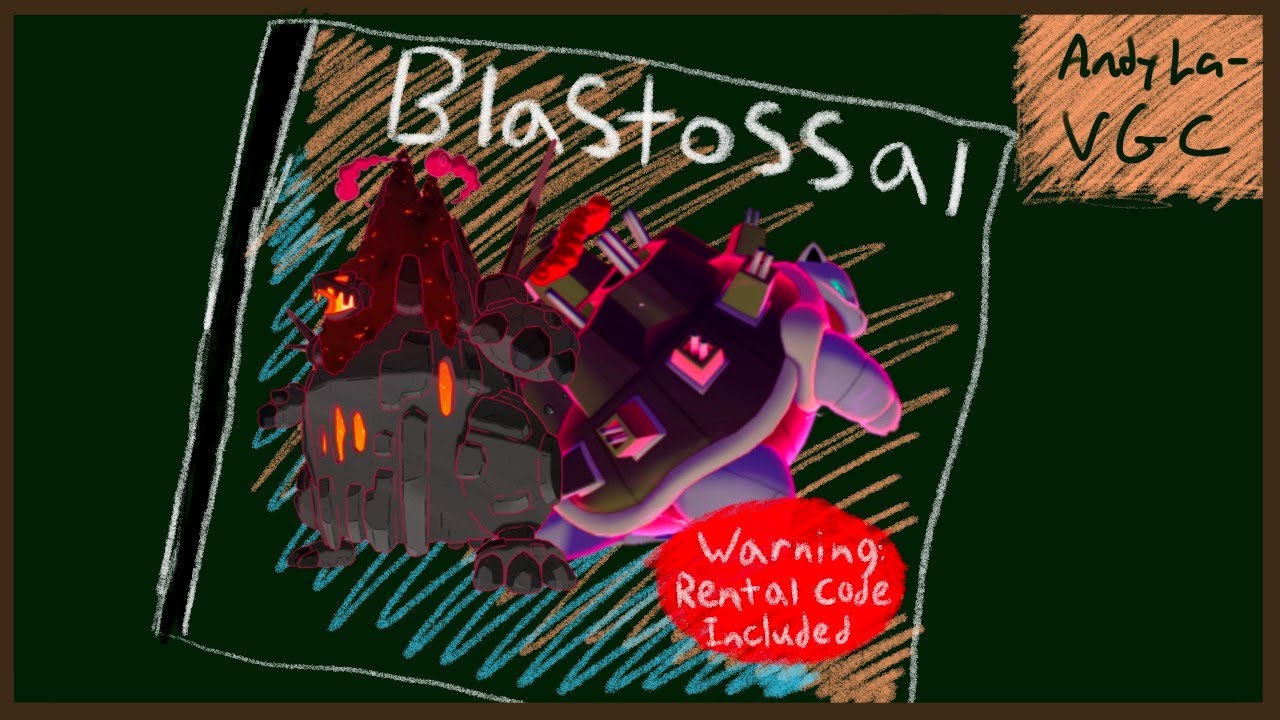 The Proper Debut of Blastoise Coalossal - Rental Code Included- Pokemon VGC Series 9