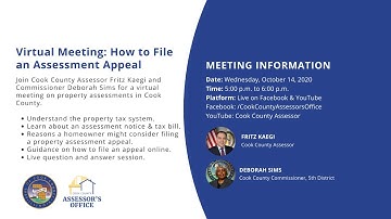 How to File an Assessment Appeal