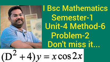 Higher order linear Differential Equations In telugu@maths naresh eclass