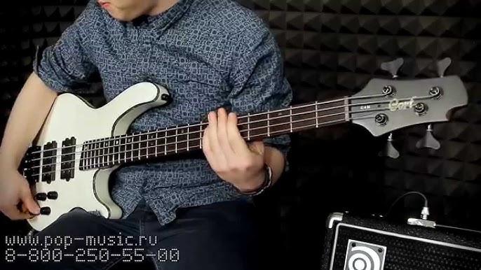 Clean the floor spare prevent Cort C4H Bass test - YouTube