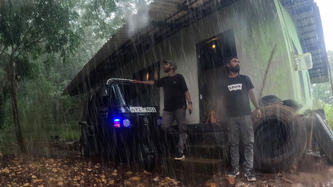 24 Hours Rain Survival in a 10-Year Old Forest House
