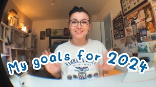 Let's make a sketchbook and talk about my goals for 2024