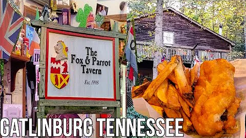 The Fox and Parrot Tavern Gatlinburg Tennessee Review Fish and Chips and Ruben Art and Crafts loop