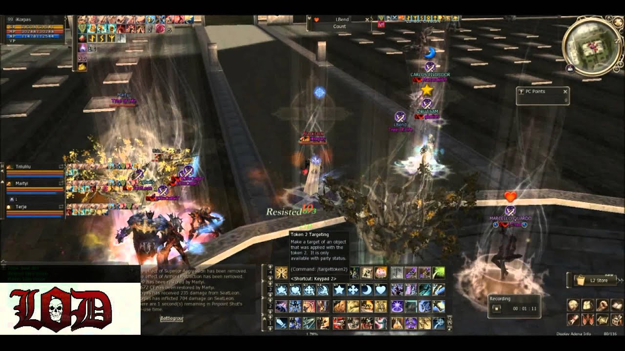 (iKorpas) LordsOfDarknesS Vs Dh Wrath July PVP (Lineage 2 Naia)