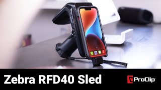 Zebra RFD40 Premium Plus RFID Sled ProClip Adapter Plate for iPhone and Android Phones