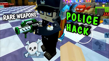 HOW TO GET RARE WEAPON IN JAILBREAK SPECIAL WEAPONS ( POLICE HACK ) BLOCKMAN GO INDONESIA