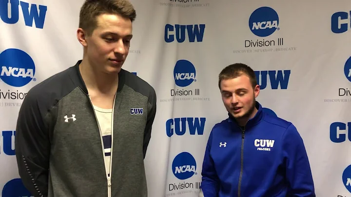 CUW Mens Basketball post-game interview with Andre...