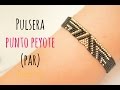 Cómo hacer una pulsera con punto peyote PAR (delicas miyuki) #36