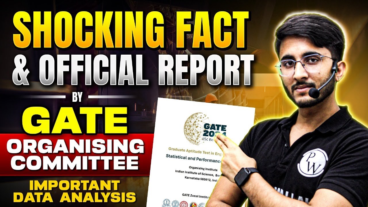 Official GATE Report Released by GATE Organising Committee | Shocking fact & Data analysis