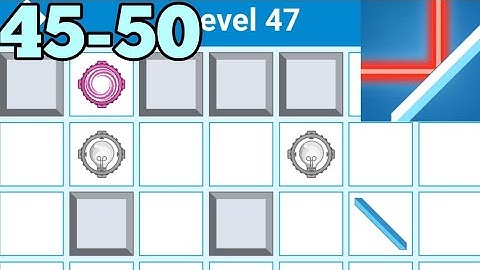 Laser Puzzle - Logic Game Level 46 47 48 49 50 3-Star Android Walkthrough