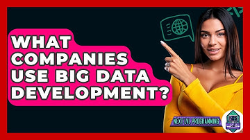 What Companies Use Big Data Development? - Next LVL Programming