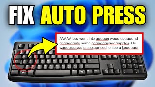 How To Fix Laptop Keyboard Auto Pressing Problem