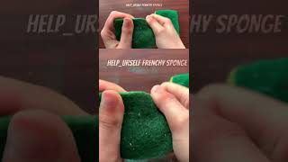 ASMR - Squeezing sponges with scour dust || squeezing sounds || #asmr #asmrsponge #squeezingsponge