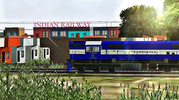 RAMESHWARAM AJMER HUMSAFAR EXPRESS -रामेश्वर अजमेर हमसफर-IR-MSTS Indian Railway Train Simulator
