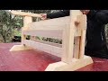 Extremely Smart Woodworking Talent That You Want To Learn // Build A Smart Outdoor Table ( Part 1 )