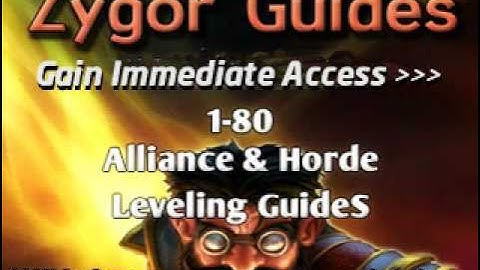 Alliance And Horde World Of Warcraft Zygor Leveling Guides: We Get You To Level 80 In Under 7 Days