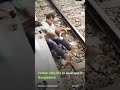 Father risks life to save son in Bangladesh