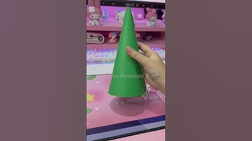 Hướng dẫn trang trí cây thông noel, giáng sinh bằng giấy. #shorts #giangsinh2022 #caythongnoel