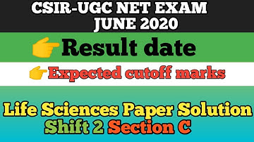 CSIR NET JUNE 2020 RESULT CUTOFF | RESULT OF CSIR NET NOVEMBER 2020 | CSIR NET LIFE SCIENCES 2020