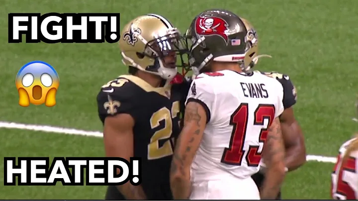 Mike Evans vs Marshon Lattimore FIGHT + Highlights...