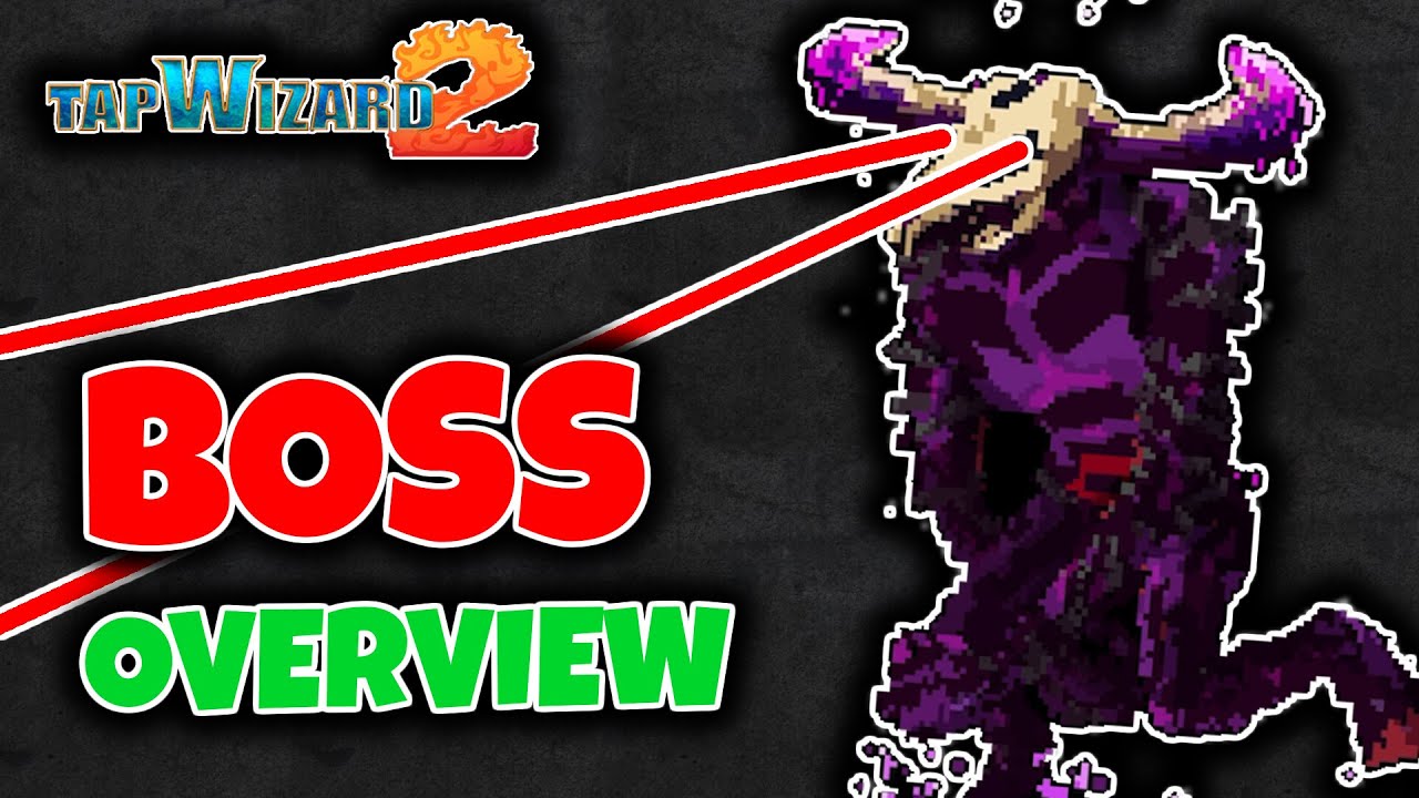1st BOSS! 3 stages of a tough fights // TAP WIZARD 2 Beginners guide/Tutorial and Tips