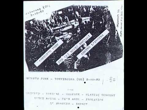 Concerto Punk October 2nd 1982 At Torviscosa Udine Italy 