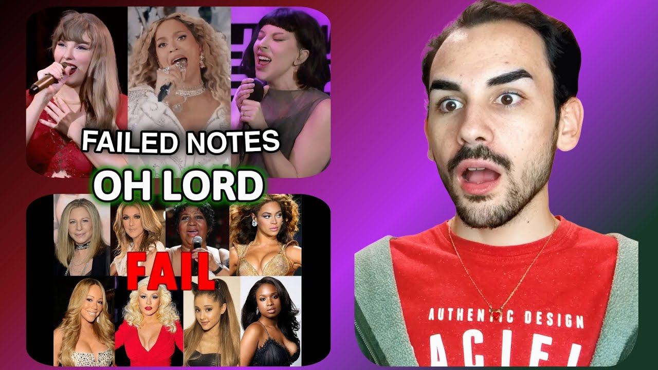 Singers' TERRIBLE Vocal Fails (Part 2) + some extra fails | Reaction