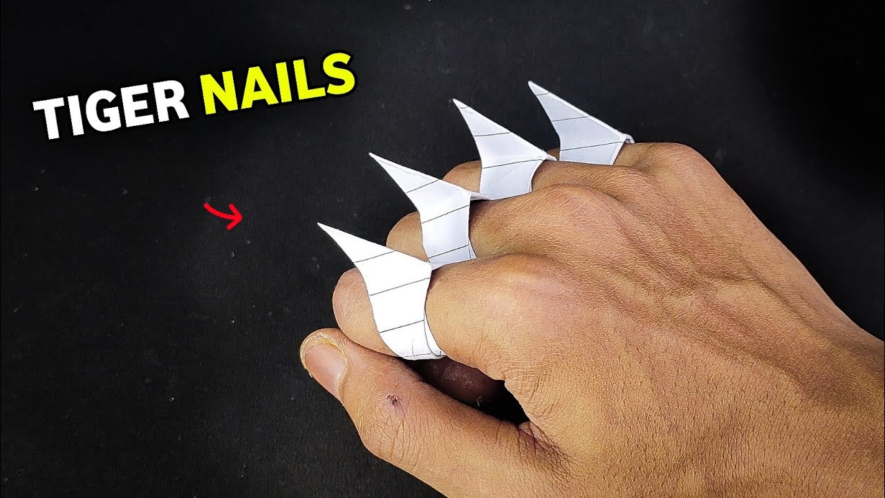 How To Make Paper ( Tiger Nail )