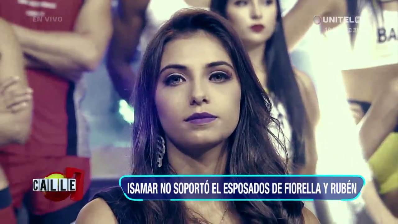 Isamar no soportó el esposados de Fiorella y Rubén