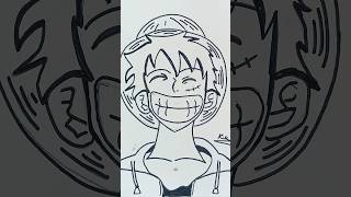 Drawing Luffy . D . Monkey  ll #onepiece #animedrawing #anime #trending #luffy #phonk #itachi
