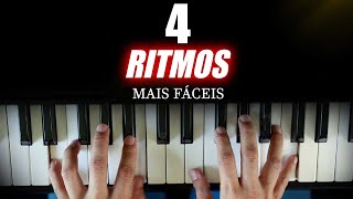 Esses são os 4 RITMOS mais fáceis no teclado (aula de teclado)