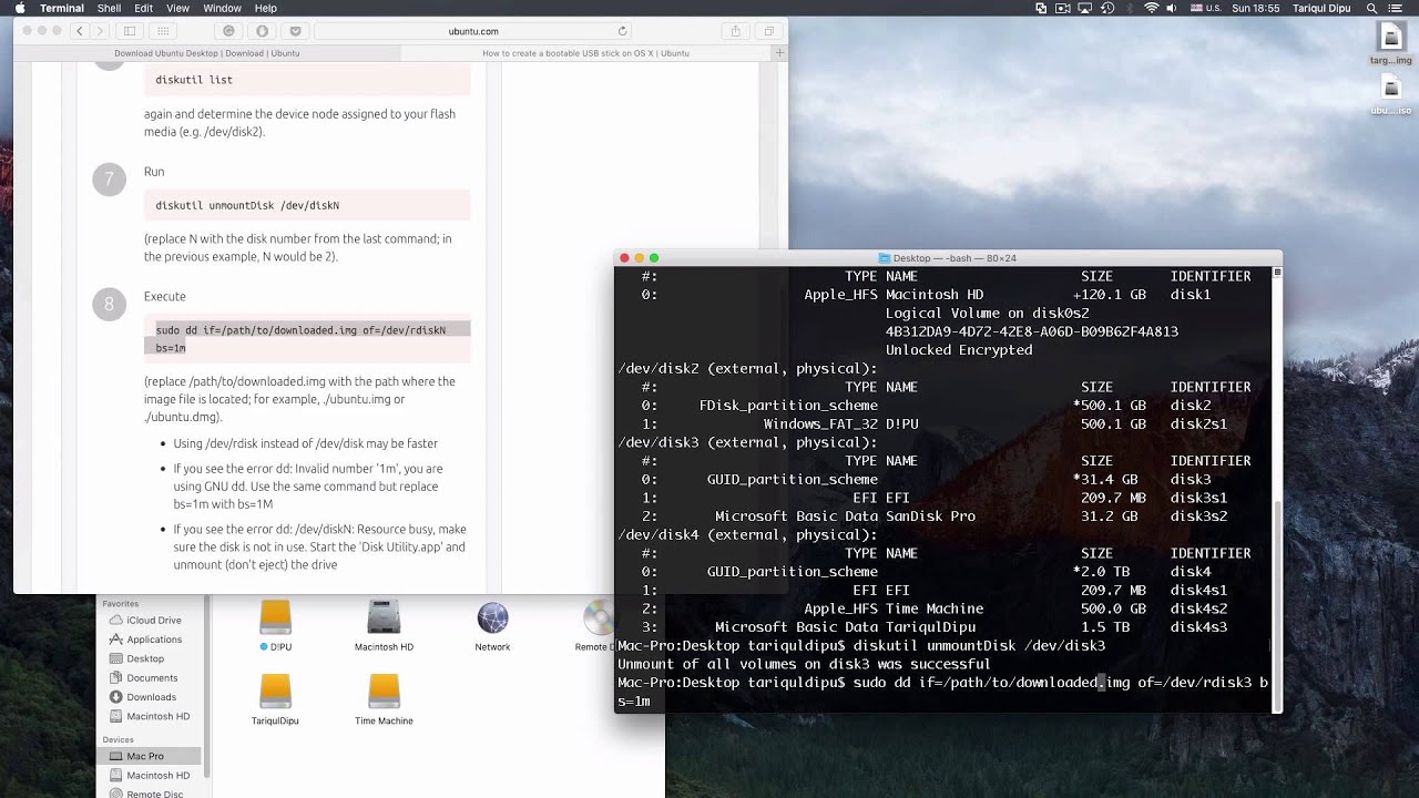 Ubuntu bootable usb for mac