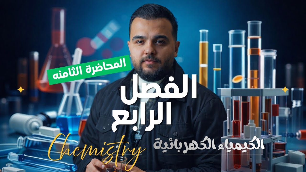 كيمياء السادس العلمي | الفصل الرابع | المحاضرة 8 (مسائل جهد الخلية- هل يمكن؟ ) | 2026