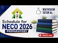 NECO 2026 Preparation Timetable (Schedule) 🔥 Full Study Plan for A1 Success