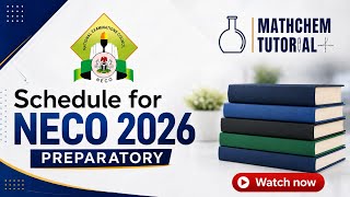 NECO 2026 Preparation Timetable (Schedule) 🔥 Full Study Plan for A1 Success