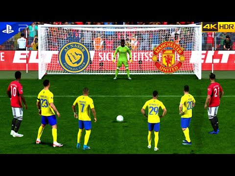 EA FC 24 - Ronaldo, Messi, Neymar, Mbappe 🌟| Al Nassr Vs Manchester United | Penalty Shootout PS5 4K