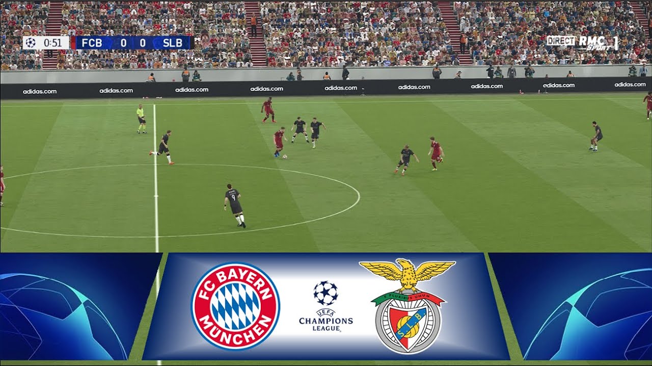 HIGHLIGHTS BAYERN MUNICH v BENFICA | UEFA Champions League 2021/22 | Realistic Gameplay