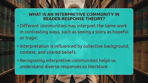 What Is An Interpretive Community In Reader-response Theory? - The Prose Path