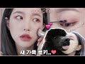 새 식구(?) 가 생겼어요🐶💕..쿨핑크 색조들으로 GRWM + VLOG 까쥐✨