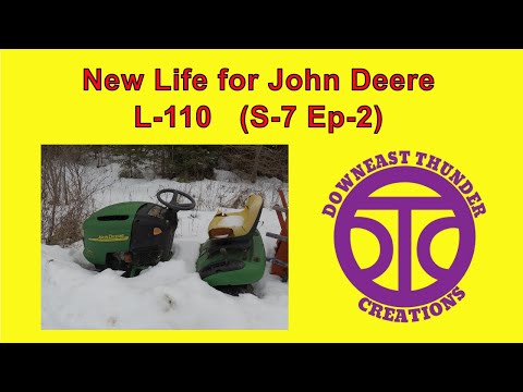 New Life for John Deere L-110 (S-7 Ep-2) #JohnDeere #JohnDeereL110 #LawnTractor #GardenTractor